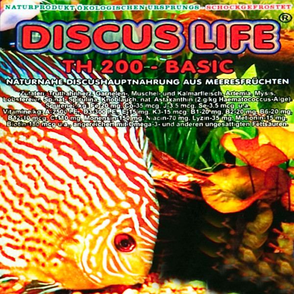 Discus Life TH 200 basic Truthahn 200g Frostfutter