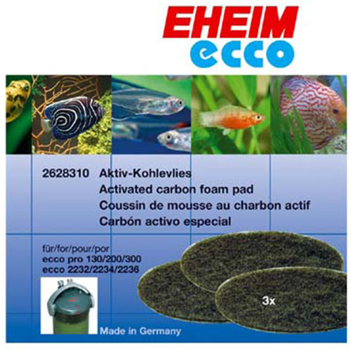 Eheim Aktivkohlevlies für Ecco, Ecco Comfort und Ecco Pro - 3 S
