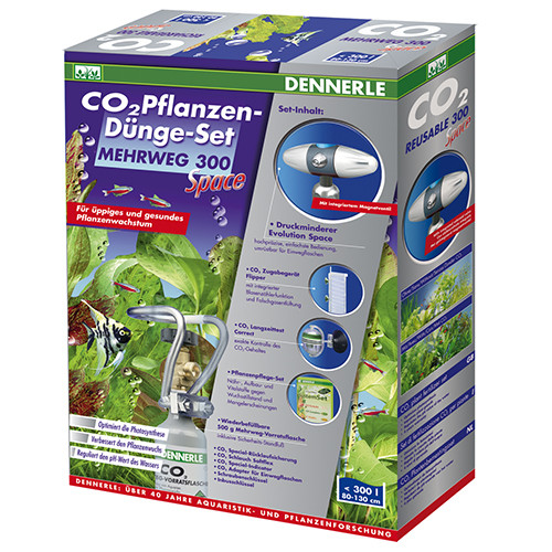 Dennerle CO2 Pflanzen-Dünge-Set Mehrweg 300 Space