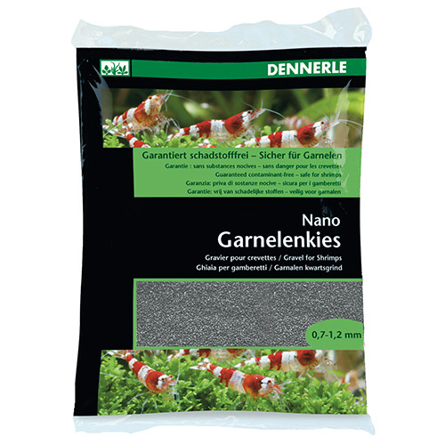 Dennerle Nano Garnelenkies Arkansas grau 2 kg