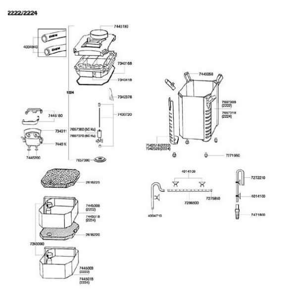 Ersatzteile Professional 2222