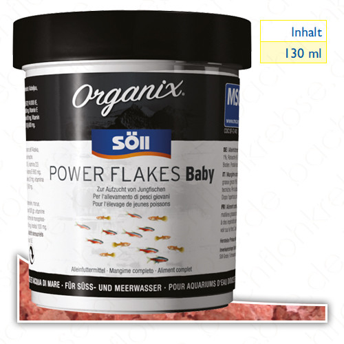 Söll Organix Power Flakes Baby MSC 130 ml