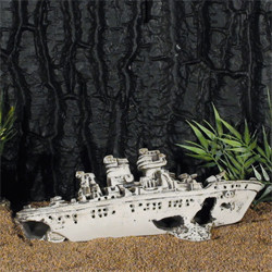 Schiffs Wrack 28x10cm