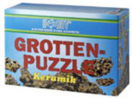 Grottenpuzzle, Keramik