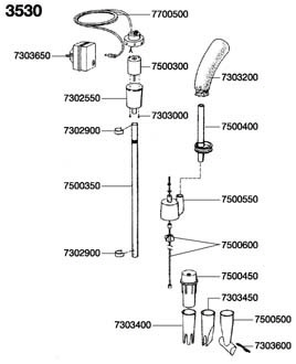 Ersatzteile Schlammsauger 3530