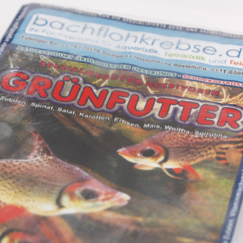 Grünfutter für Herbivore 100gr. Frostfutter