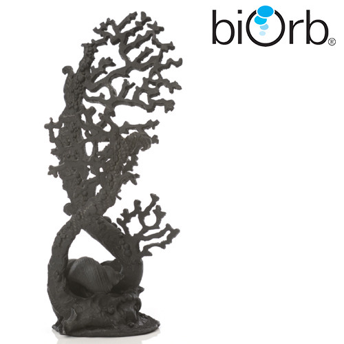 Fächerkoralle Schwarz - Skulptur für biOrb Aquarien
