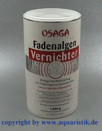 Osaga Fadenalgenvernichter Osaga Teichpflege Osaga/Filter/Pumpen