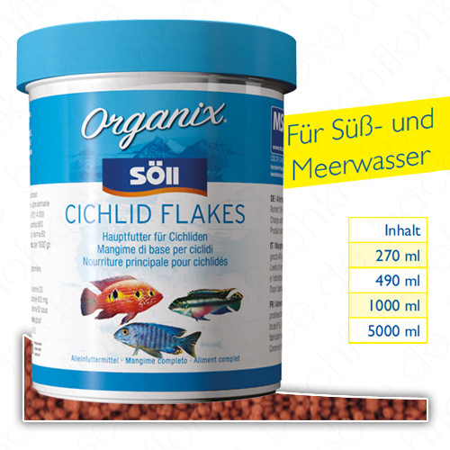 Söll Organix Cichlid Flakes MSC