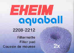 Filtermatte für Aquaball