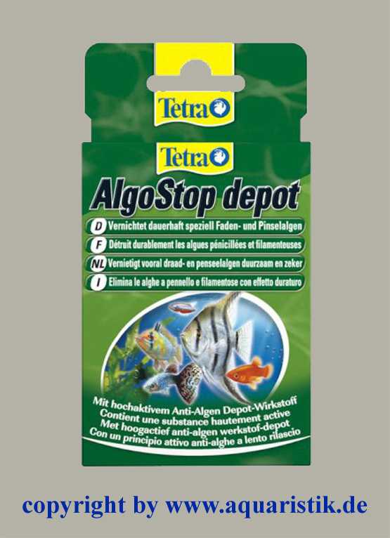 Tetra Algen Stop Depot Algenmittel Wasserpflege Aquaristik.de