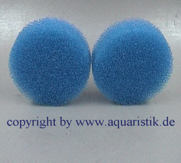 2xblaue Filterschwämme Aquaball 2206
