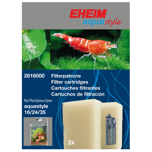 Eheim Filterpatrone für Aquastyle 16, 24,35 / Aquacorner - 2 St