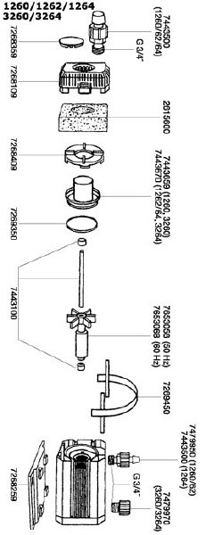 Ersatzteile Universalpumpe"64er"