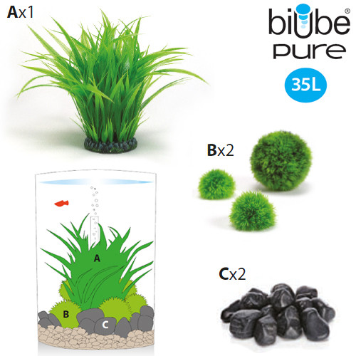 biUbe Pure 35 Liter mit Grasring