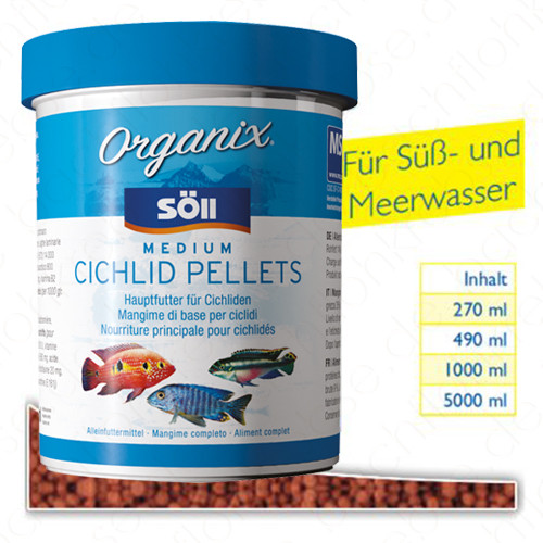 Söll Organix Medium Cichlid Pellets MSC